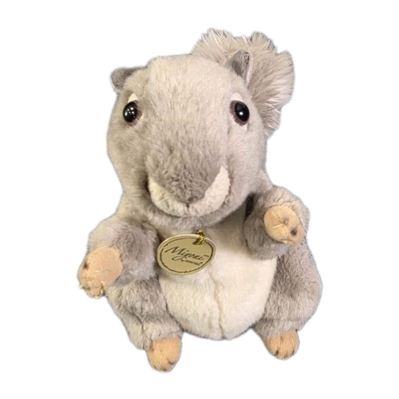 Aurora Other - Miyoni by Aurora Grey Squirrel 8" Plush Stuffed Animal Realistic Lifelike